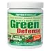 Scientific studies confirm that phytonutrients such as chlorophyll, polyphenols, carotenoids and other antioxidant help protect the body from free radical damage. Green Defense is rich in phytonutrients that help support the body's self-defense mechanisms, detoxify and nourish the body, and assist in the achievement of total well being. Green Defense provides an array of nature's best ingredients: Antioxidants, including resveratrol along with other polyphenols from green tea, grape seed and citrus. Metabolin probiotic metabolites (a rich source of organic acids, polysaccharides and putrefactive bacteria-inhibiting bacteriocins) to help balance the intestinal microflora and reduce the accumulation of toxins produced by putrefactive bacteria. Peptidoglycans (from cell walls of friendly bacteria, Propionbacterium shermani ssp.) to support immune function. Fibers from apple fiber, rice bran and FOS (FructoOligoSaccharides) to promote the growth of good bacteria and enhance detoxification.