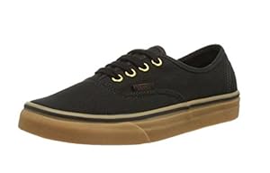 Vans Authentic Black Rubber Shoes Men's Sneakers 0TSVBXH (16)