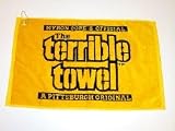 Pittsburgh Steelers Jacquard Golf Terrible Towel Gold