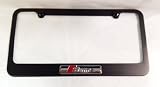 Audi S Line Black Metal License Plate Frame Chrome Lettering with 2 free caps