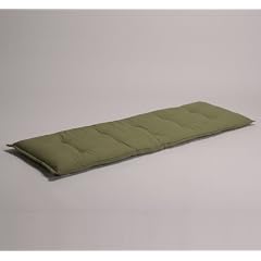 Bankauflage 150 X 49 X 6 cm Uni gr�n, Auflage f�r Gartenm�bel, Gartenbank