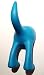 Ikea Bästis Dog Tail Pet Leash Rubber Hook Clothes Hanger Blue