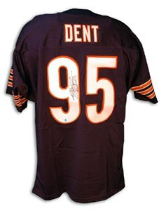 Richard Dent Signed Chicago Bears Throwback Blue Jersey - SB XX Champs