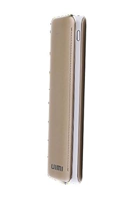 UIMI U8 Power Bank with Torch External Battery Pack With LED Torch 15600 mAh (Gold) 