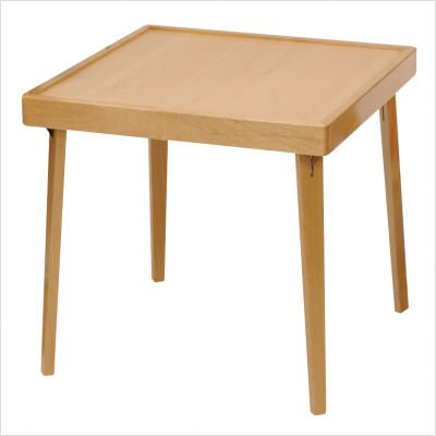 Natural Finish Kids Folding Table