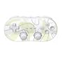 Boomerang Green Design Nintendo Wii Classic Controller Protector Skin Decal Sticker