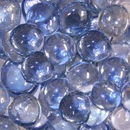 The Outdoor GreatRoom Company Aquamarine Color Glass Gems in 4-Pound Bags