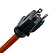 pizety Extension Cord 100 ft 10 Gauge Heavy Duty Indoor Outdoor Outlet Power 100 ft Extension Cord 10/3 Plug with Lighted Ends 125 Volt 1875 watt 15 amp UL Listed Waterproof Copper