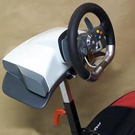 Microsoft Xbox 360 Wireless Steering Wheel Seat Accesssory Mounting Adopter for the “Precise Racing Chair” — Controller Hook