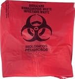 Biohazard Bags, 1.2 Ml, 25 X 34, 250/Case