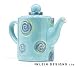 Blue Marina Teapot By Klein Designs Wonderful For Teas And Kitchen Decor