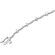 14K White Gold Diamond Bracelet - 1.00 Ct.