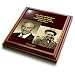 Ron Paul Will Rogers and the Tea Party - 8x8 Trivet With 6x6 Ceramic Tile