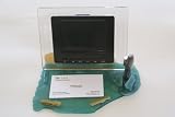 Digital Photo Frame 3.5 with Desk Set. US hand made fused glass. Beautiful sea blue caddy.ONE OF A KIND holiday gift. Play mp3 music even Videos.Display business cardsname plate.