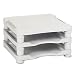 Stackable 3-Tier Storage Stand -- Gray