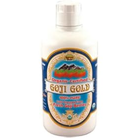 Goji Gold - 100% Pure Organic Certified Goji Juice - 32 oz - case of 6