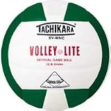 Volleyball Training Balls Tachikara Volley-Lite, Dk. Green/White SVMNC