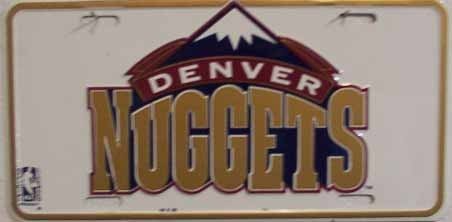 Denver Nuggets License Plate Frame NBA