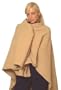PURE CASHMERE REVERSIBLE CAPE BY CASHMERE PASHMINA GROUP