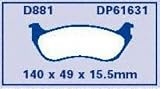EBC Brakes DP61631 Greenstuff Street Sport Disc Pad