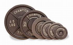 Buy Champion Olympic-Style Plates - 10 Lb.(price for each), Olympic, Plates, Weight Lifting by Champion