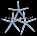 Lot of 3 Blue Starfish Beach House Decor Seashell