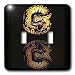 Snakes - Ball Python - Light Switch Covers - double toggle switch