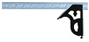 Starrett 11H-12-4R Combination Square with Cast Iron Head and Black Wrinkle Finish