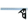 Starrett 11H-12-4R Combination Square with Cast Iron Head and Black Wrinkle Finish