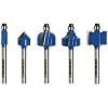 Dremel 2615T765JA TR675 Set mit 5-Fr�ser (B�ndig-/ V-Nut-/ Hohlkehl-/ Abrund-/ Falzfr�ser)