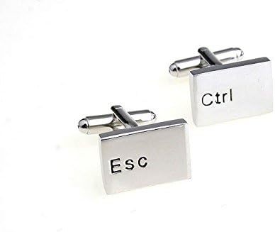 Computer Cufflinks - Ctrl Esc Keyboard - Geek Gift