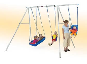 Childrens Toyshop  Toys : Double Giant Swing Frame Set