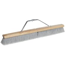Magnolia Brush 3730 30-Inch Silver Flagged-Tip Plastic Floor Brush with M-60 Handle