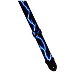 Rockburn Pro Gitarrengurt "Blitz" (ca. 5 cm breit, Polyester)