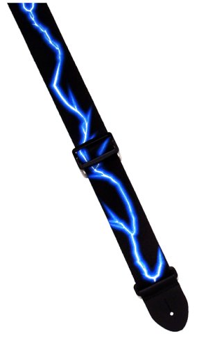 Rockburn Pro Gitarrengurt "Blitz" (ca. 5 cm breit, Polyester)