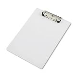 Acrylic Clipboard, 1/2 Capacity, Holds 8-1/2 x 12, Clear