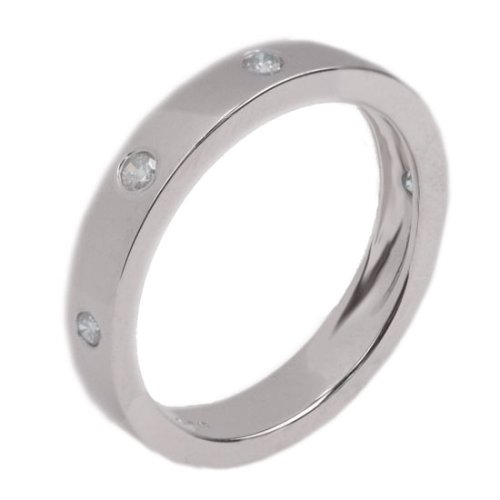 1/6ct. TW Diamond Wedding Band in Platinum (HI/I1)