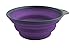 Dexas Popware for Pets Collapsible Travel Cup, Large, Gray/Purple