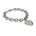 Stainless Steel Heart Tag Bracelet