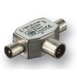 Belkin Coax Cable Tv Splitter * Coax-M/2Xcoax-F