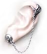 Mortal Remains (Cuff-stud) - Alchemy Gothic Earring