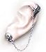 Mortal Remains (Cuff-stud) - Alchemy Gothic Earring