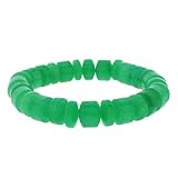 Buy Mixed Drum 10mm Bracelet - Green Aventurine by Toltec Trading Company