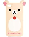 Korilakkuma (White Rilakkuma) Bear Soft iPhone 4 4G Case Cover with Screen  ....