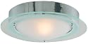 Flush Chrome Fitting Suitable For Zone One Bathroom Use 1X60 Watt Bc Lamp