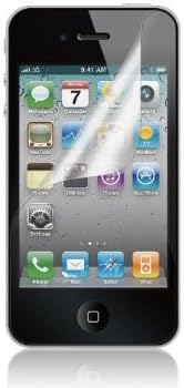 armouri Leather Skin Guard for iPhone 4 / 4S with Front Clear / Anti Glare Screen Protector - Raging Red