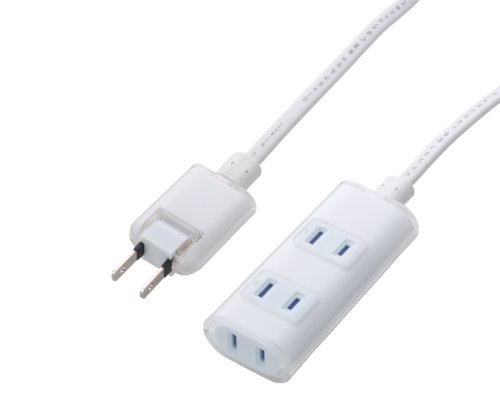 ヤザワ グロッシーカラータップ3個口1ｍ白SHG1513WH