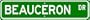 Beauceron STREET SIGN ~ High Quality Aluminum ~ Dog Lover