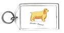 Keychain with spaniel, dog, clumber