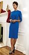 WAIST DETAILED PONTE KNIT DRESS